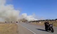На территории Минусинского района действующий лесной пожар 03.04.2014
