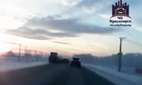ДТП на автодороге «Глубокий обход Красноярска»