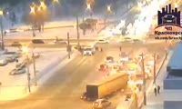 В Красноярске скорая помощь сбила пешехода