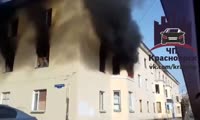 Пожар в доме на ул. Краснодарской