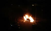 Во дворе на ул. 9 мая горела машина