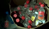 Полицейские изъяли в Красноярске более 15 тонн контрафактной алкогольной продукции