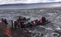 Эвакуация рыбаков со льдины в Шарыпово