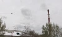 Истребители-перехватчики МиГ-31 в небе над Красноярском