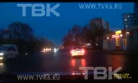 В Красноярске неизвестные устроили перестрелку посреди проезжей части