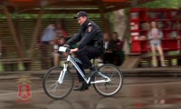 Полицейский велопатруль заступил на службу