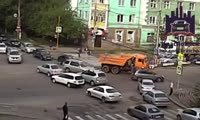 Наезд на пешехода на правобережье Красноярска. 