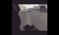 Авария с мотоциклистом на Молокова