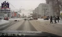 Авария на ул. Копылова и Ладо Кецховели