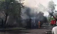 Пожар на ул. Ленина в Красноярске локализован