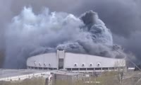 Пожар во Дворце спорта имени Ярыгина