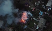 Пожар в Советском районе Красноярска