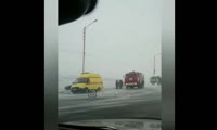 Авария на трассе в районе Норильска