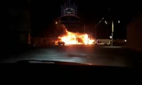 Пожар на улице Семафорной