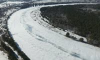 МЧС России взрывает лед под Зеленогорском