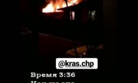 Пожар на улице Иртышской