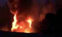 На дороге в районе Зеледеевского кольца горит фура