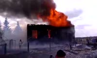 В Ирбейском районе 9 мая сгорел сельский клуб 