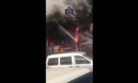 Пожар на улице Шахтеров