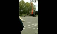 На Татышеве вырубают деревья под парковку