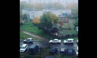 В Солнечном Красноярска пошёл первый снег 