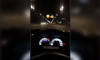 В Красноярске полицейские поймали водителя Honda, который похвастался катанием по Коммунальному мосту на скорости 160 км/час