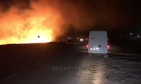 Пожар в Минусинске