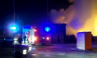 Пожар на станции Минино