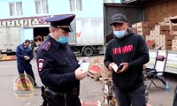 Рейд полиции на рынке в Советском районе города 