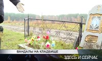 В Канске вандалы разгромили кладбище