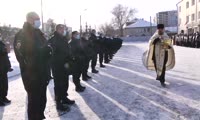 Красноярских полицейских провожают в командировку на Кавказ 
