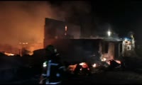Пожар на ферме в Канском районе