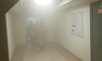 На месте пожара в общежитии СФУ