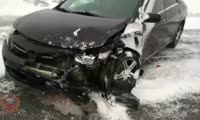 Авария с тремя авто в Норильске