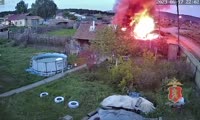 Поджог дома в Минусинском районе 