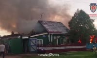 Пожар в Бородино 