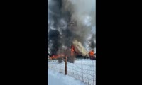 Пожар в селе Еловое