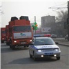 В Красноярске состоялся парад мусоровозов (фото)