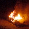 В красноярском Академгородке сожгли дорогие машины