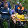 Спасатели несли по тайге раненого туриста из Хакасии 7 часов (фото)