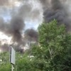 Из-за пожара на старой перчаточной фабрике Минусинск затянуло дымом (видео) 