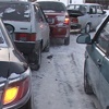 В Красноярске мелкие аварии на ул. Копылова парализовали движение
