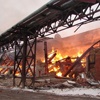 В Уярском районе горел кирпичный завод
