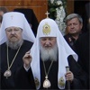 Патриарх Кирилл начал визит в Красноярск с посещения Покровского собора
