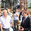 Лев Кузнецов проверил ход работ на стройплощадке четвертого моста через Енисей