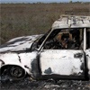 В Абакане угнанный автомобиль нашли сгоревшим