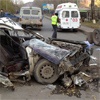 На правобережье Красноярска погиб водитель врезавшейся в трактор иномарки