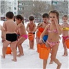 Из-за мороза красноярские детсадовцы — «моржи» приостановили обливания