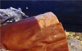 В колбасе из красноярского магазина нашли личинку
