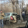 На правобережье Красноярска вежливая автоледи пострадала в ДТП с 4 машинами